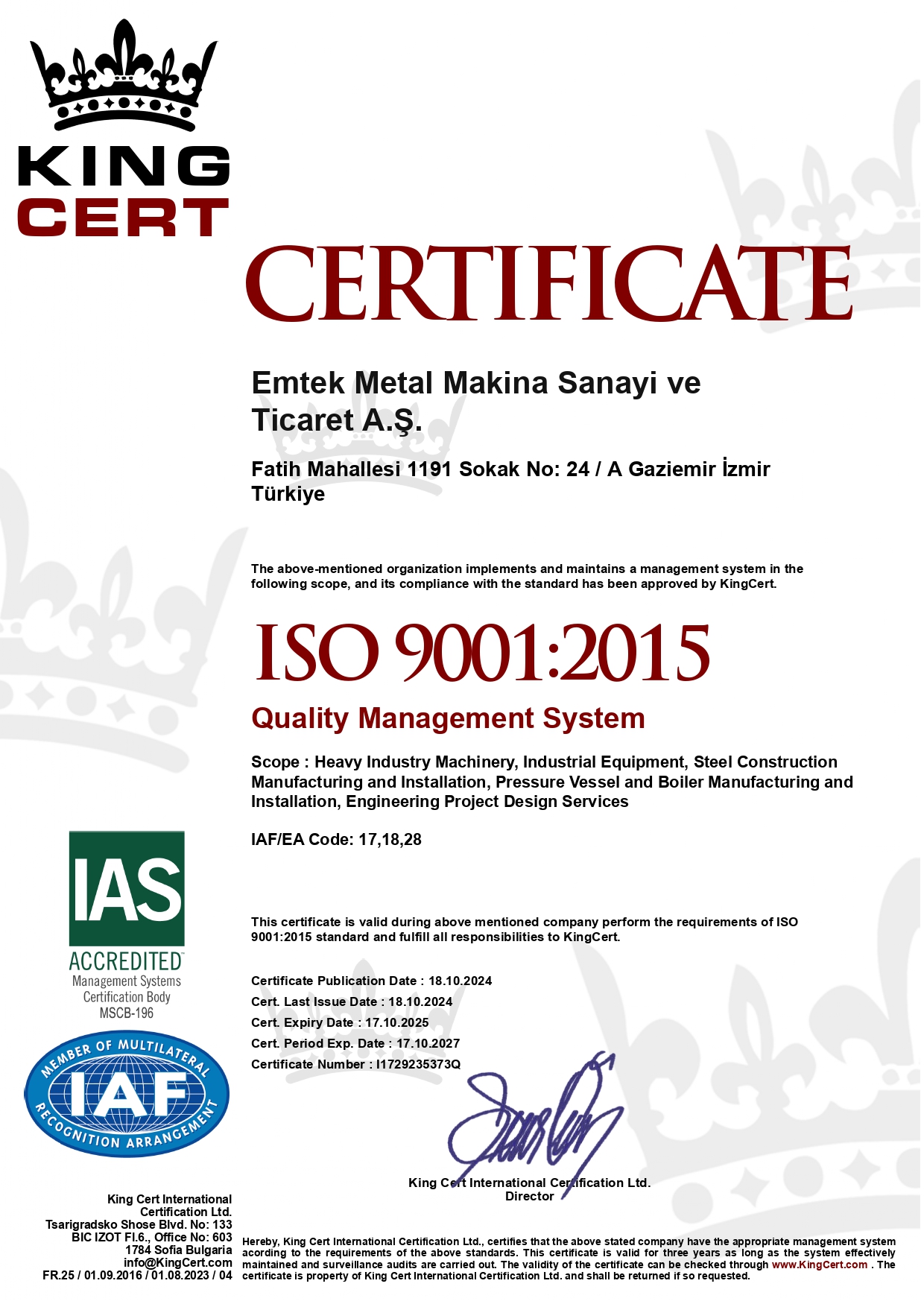 Emtek Metal | Emtek Metal 9001 2024